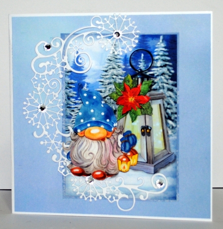 Cute Christmas Gnome Mini Kit by Kristina Norbat