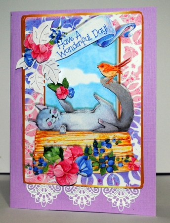 Cats With Cattitude Mini Kit - Anything for a Tickle! by Kristina Norbat