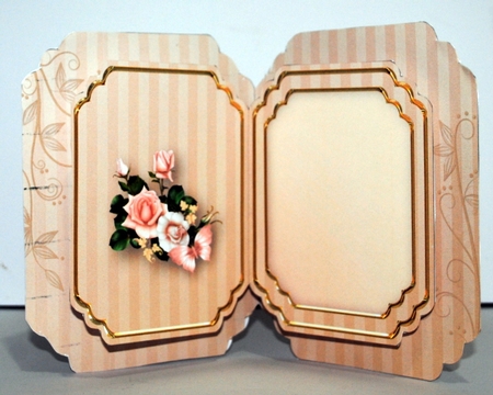 Blush Roses - Pop-up Card Mini Kit by Kristina Norbat