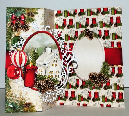 Pine Cones and Needles 5X7 Fold Back kit-1 by Kristina Norbat