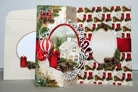 Pine Cones and Needles 5X7 Fold Back BUNDLE by Kristina Norbat