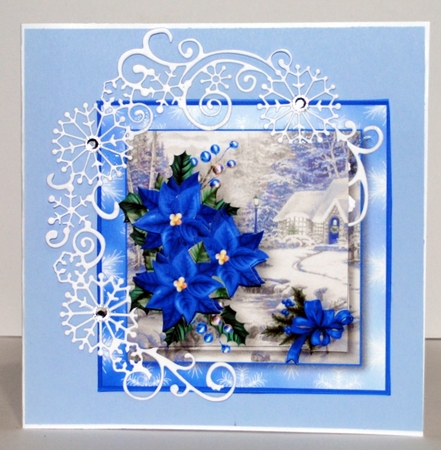 Snowy Day - Decoupage Card Mini Kit by Kristina Norbat