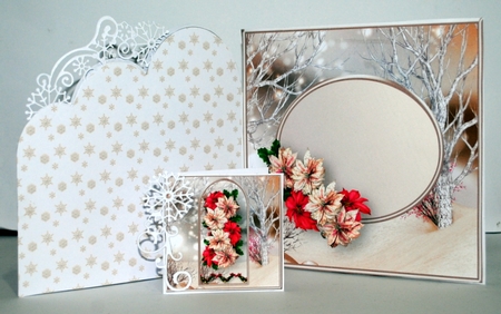 Snowy Night - Triple Arch Card Mini Kit by Kristina Norbat