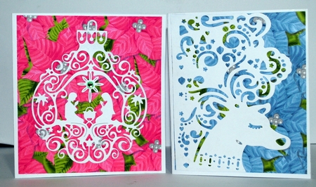 CU Poinsettia Papers 6 Colors JPG by Kristina Norbat