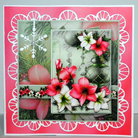 Baubles and Flowers - Decoupage Card Mini Kit by Kristina Norbat