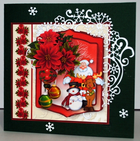 Christmas Friends - Decoupage Card Mini Kit by Kristina Norbat