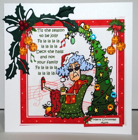 8x8 Stella decks the halls mini kit by Kristina Norbat