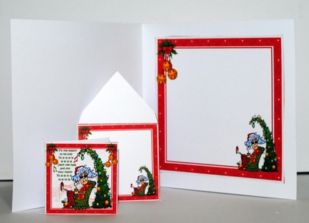 8x8 Stella decks the halls mini kit by Kristina Norbat