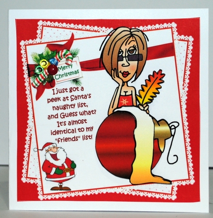6x6 JJ and Santas naughty list by Kristina Norbat