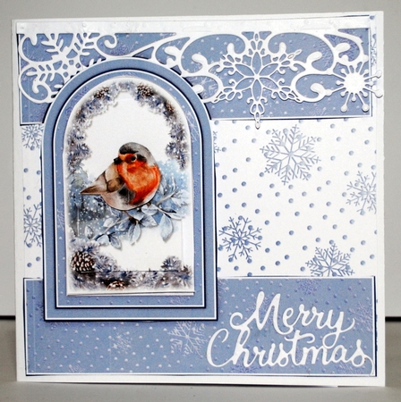 Robin Tent Fold Window Card Front Mini Kit by Kristina Norbat
