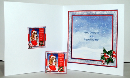 Puppy 3 In A Stocking Mini Kit by Kristina Norbat