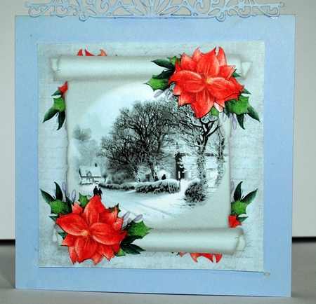Winter Scene  Scroll Mini Kit by Kristina Norbat