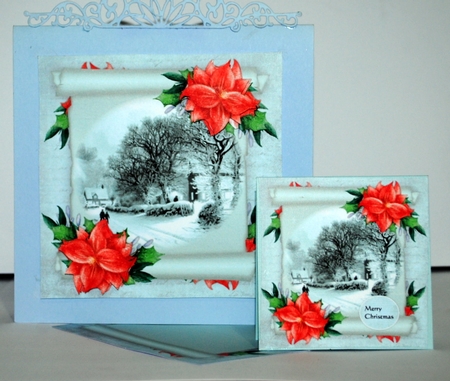Winter Scene  Scroll Mini Kit by Kristina Norbat