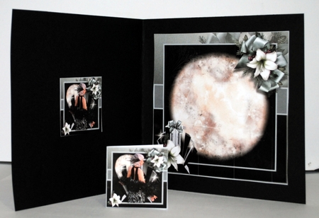 Deco Lady in Black Christmas/Birthday by Kristina Norbat