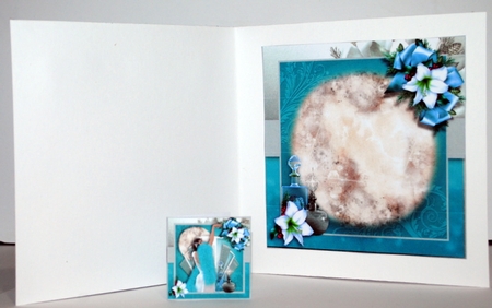 Deco Lady teal Christmas/Birthday by Kristina Norbat