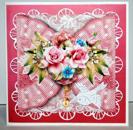 Flora And Lace Beautiful Roses  by Kristina Norbat