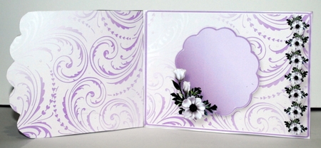 Winter Bouquet - 5 x 7 Side Fold Card Mini Kit by Kristina Norbat