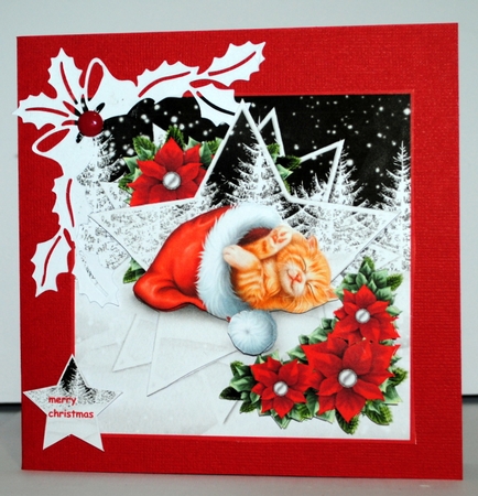 Christmas Kitten Mini Kit by Kristina Norbat