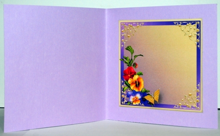 Flower Garden - Decoupage Card Mini Kit by Kristina Norbat