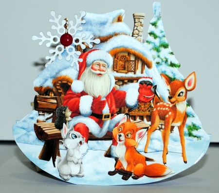 All I Want for Christmas 1 Rocker Card Mini Kit by Kristina Norbat