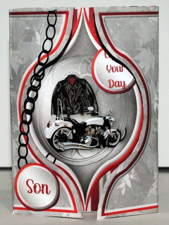 Biker - Aperture Gatefold Card Mini Kit by Kristina Norbat