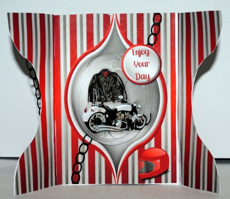 Biker - Aperture Gatefold Card Mini Kit by Kristina Norbat