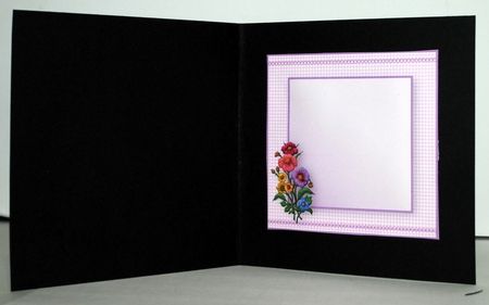 Fabric Flowers - Stacked Layers Card Mini Kit by Kristina Norbat