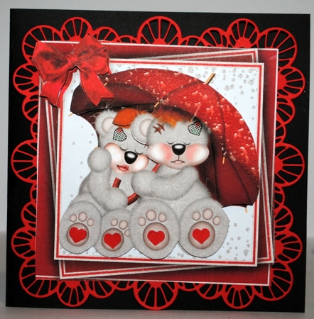 Teddy Bear Love 2 Mini Kit #1   6 DIFFERENT MATCHING BOOKMARKS** by Kristina Norbat