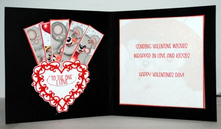 Teddy Bear Love 2 Mini Kit #1   6 DIFFERENT MATCHING BOOKMARKS** by Kristina Norbat