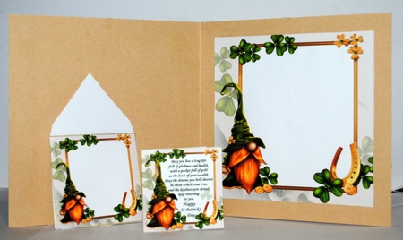 8x8 An Irish blessing gnome mini kit by Kristina Norbat