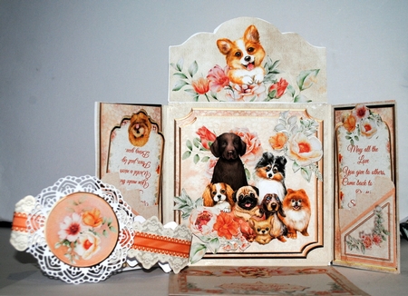 For the Love of Dogs - Folio Card Kit by Kristina Norbat