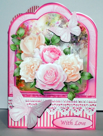 Flower Garden - Shaped Card Mini Kit by Kristina Norbat