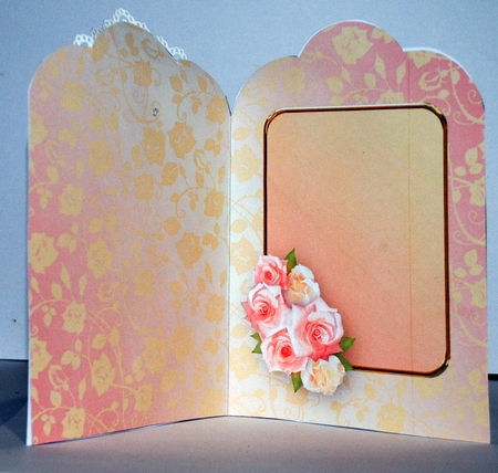 Peaches and Cream - Shaped Card Mini Kit by Kristina Norbat