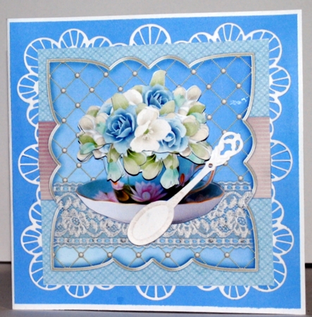 Teacup Pastel Roses Mini Kit by Kristina Norbat