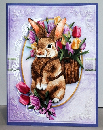 Flower Basket Bunny MiniKit-1 by Kristina Norbat