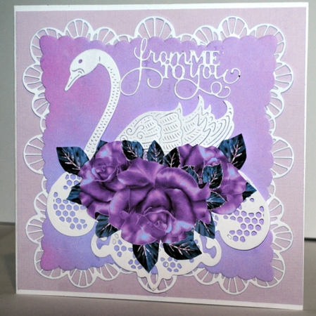 CU DR  Corner Vignette Vintage Roses by Kristina Norbat