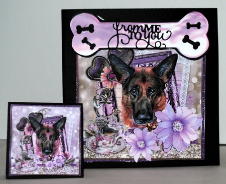 Made With Love German Shepherd Mini Kit  by Kristina Norbat