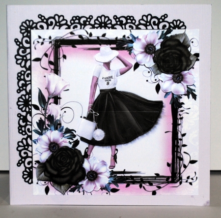8x8 Monochrome fashionista 2 mini kit by Kristina Norbat