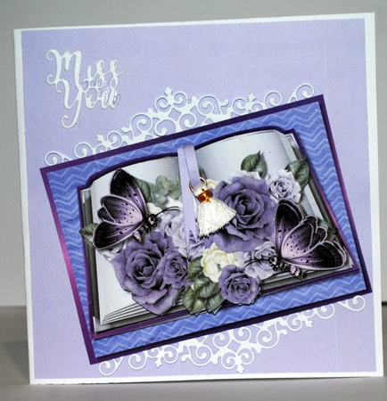 Book Roses & ButterfliesMini Kit by Kristina Norbat
