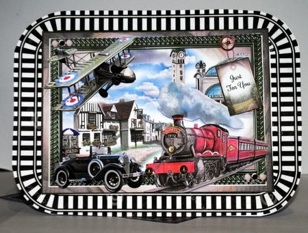 Planes, Trains & Automobiles Mini Page Kit  by Kristina Norbat