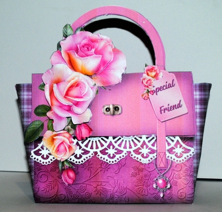 Pretty Roses - Bag Card Mini Kit by Kristina Norbat