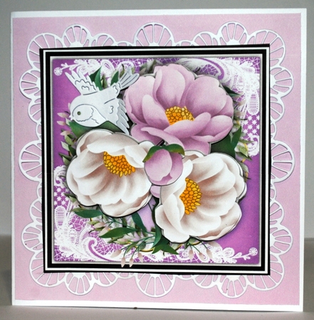 7x7 Mini Kit, Beautiful Wild Roses by Kristina Norbat