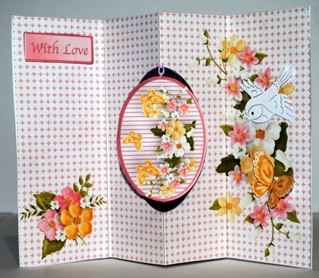 A Gift of Flowers - W-Fold Card Mini Kit by Kristina Norbat