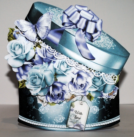 Box Of Summer Roses 05 Shaped Mini Page Kit  by Kristina Norbat