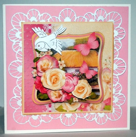 Cottage Garden - Decoupage Card Mini Kit by Kristina Norbat
