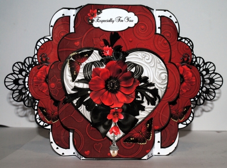 Poppy Love - Quick & Easy Pop-out Card Mini-Kit by Kristina Norbat