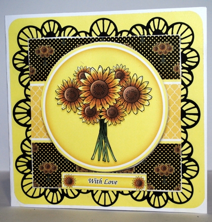Sunflower Wishes Mini Kit by Kristina Norbat