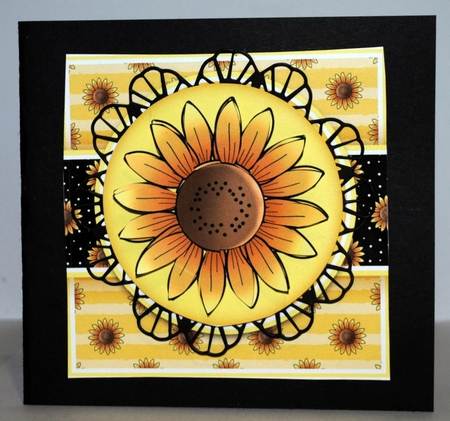 Sunflower Wishes 2 Mini Kit by Kristina Norbat