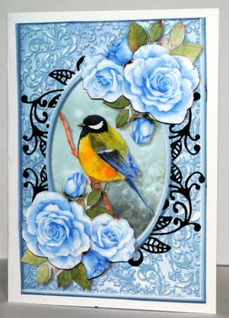 A5 Bird & Roses Mini Kit by Kristina Norbat