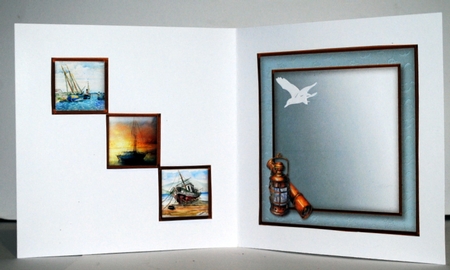 On the Sea - Square Layers Card Mini Kit by Kristina Norbat